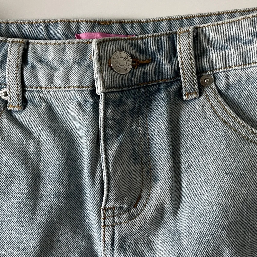 Edikted Mini Skirt Micro Jean Skirt